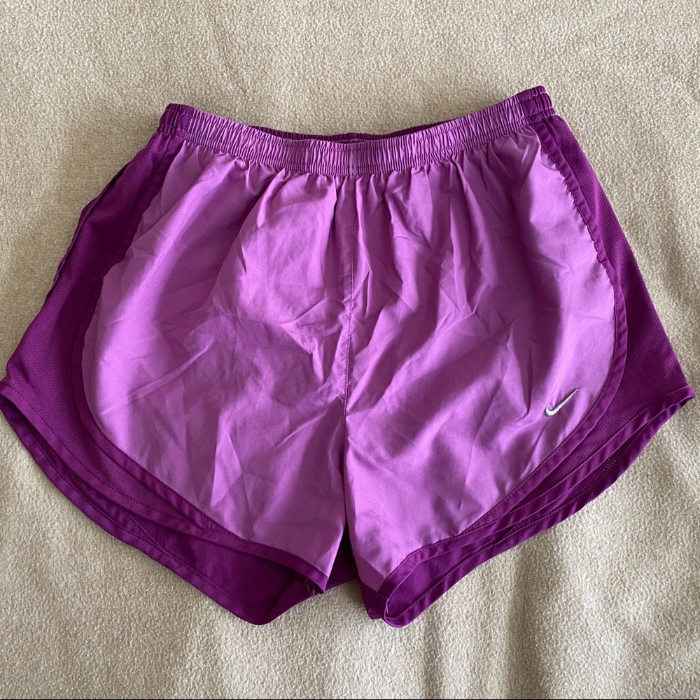 Purple Nike Tempo Shorts